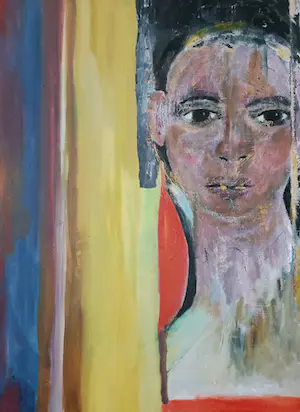 Niet of onleesbaar gesigneerd - Portret van een vrouw kopen? Bied vanaf 1!
