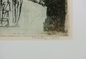 Jan Montyn - Kleurets op papier, D'essai - Ingelijst kopen? Bied vanaf 100!