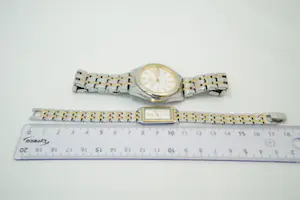 56 - Stalen bicolor Heren en Dames polshorloges met band Seiko kopen? Bied vanaf 30!