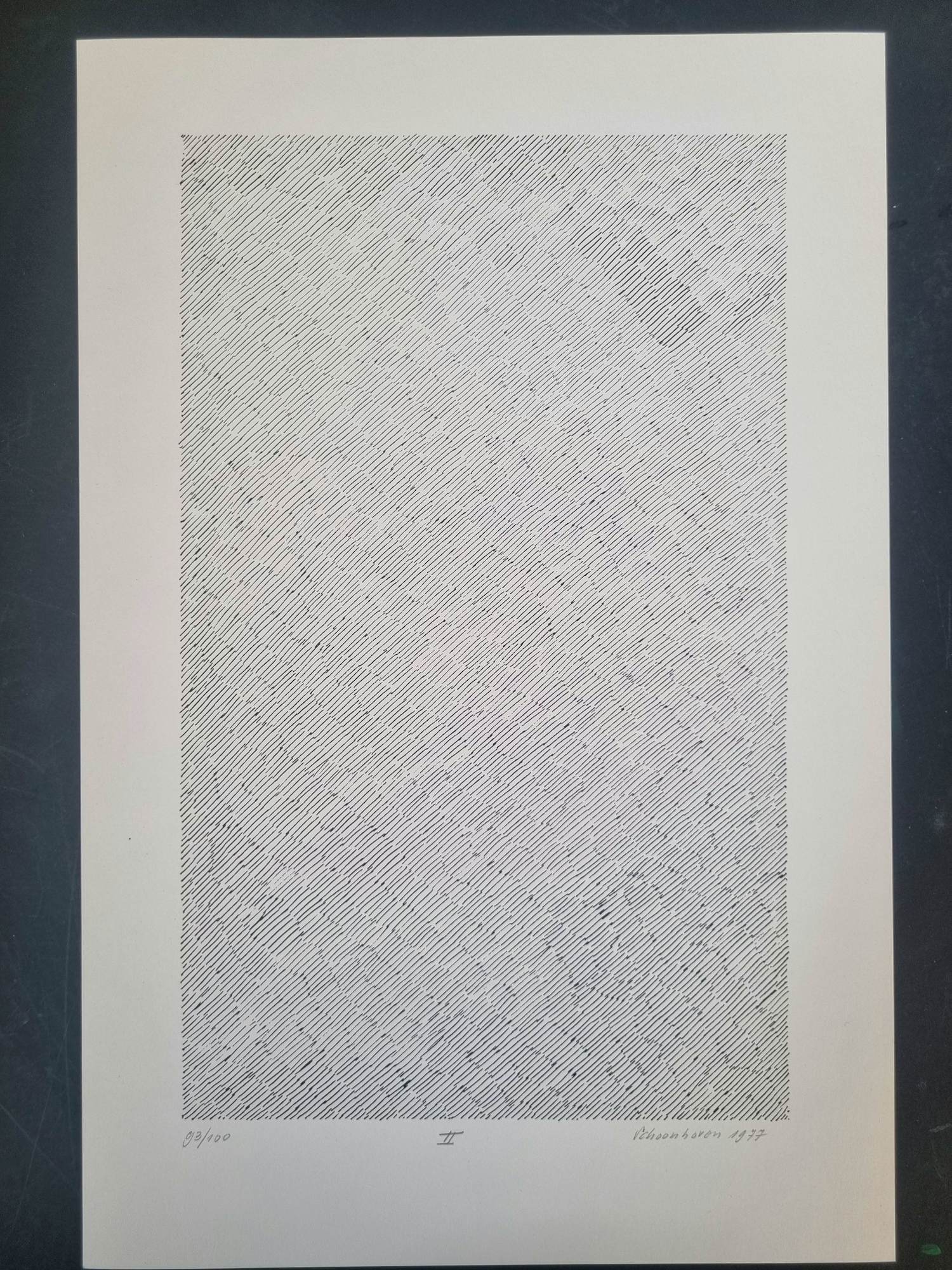 Jan Schoonhoven - 'II' verkocht voor € 950!