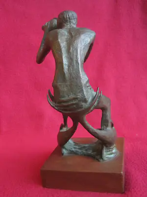 Brons (Onbekend) - Triton met dolfijnen kopen? Bied vanaf 175!