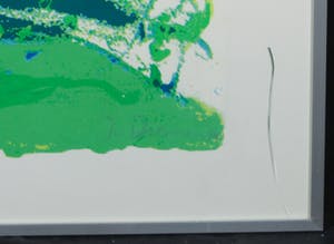 Jan van Diemen - Zeefdruk, Wielrenners - Ingelijst kopen? Bied vanaf 20!