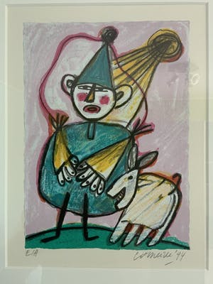 Corneille - Pierot met hondje kopen? Bied vanaf 120!