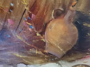 Niet of onleesbaar gesigneerd - Picknick in een korenveld kopen? Bied vanaf 1!