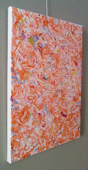 Paul Louis Van Den Bergh - Acryl en tempera op doek - "Tirade" - Gesigneerd kopen? Bied vanaf 40!