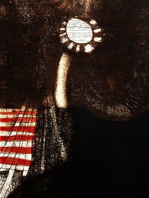 Guillaume Le Roy - Lyrisch Abstracte meerkleurige houtsnede (groot!) Kleine Oplage ! kopen? Bied vanaf 20!