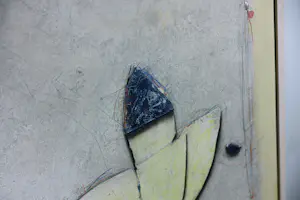 Cole Morgan - Gemengde technieken op board, Zonder titel - Ingelijst kopen? Bied vanaf 1000!