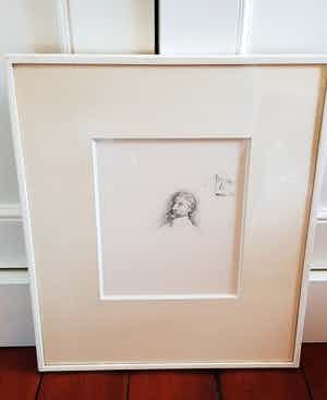 Karel Dierickx - Portretje van de oudere R.B. Kitaj verkocht voor € 275!