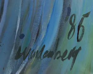 Niet of onleesbaar gesigneerd - Acryl op doek, Abstracte compositie - Ingelijst kopen? Bied vanaf 1!