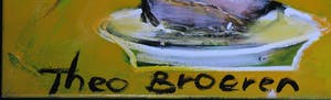 Theo Broeren - Acryl op doek, Theetijd - Ingelijst (Groot) kopen? Bied vanaf 1!