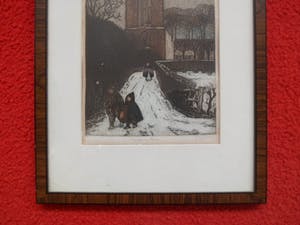 Tjeerd Bottema - 1884-1978 Torentje van Laren n.h. in de Winter. kopen? Bied vanaf 195!