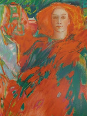 Claudia Steine - Lady in Red I kopen? Bied vanaf 25!
