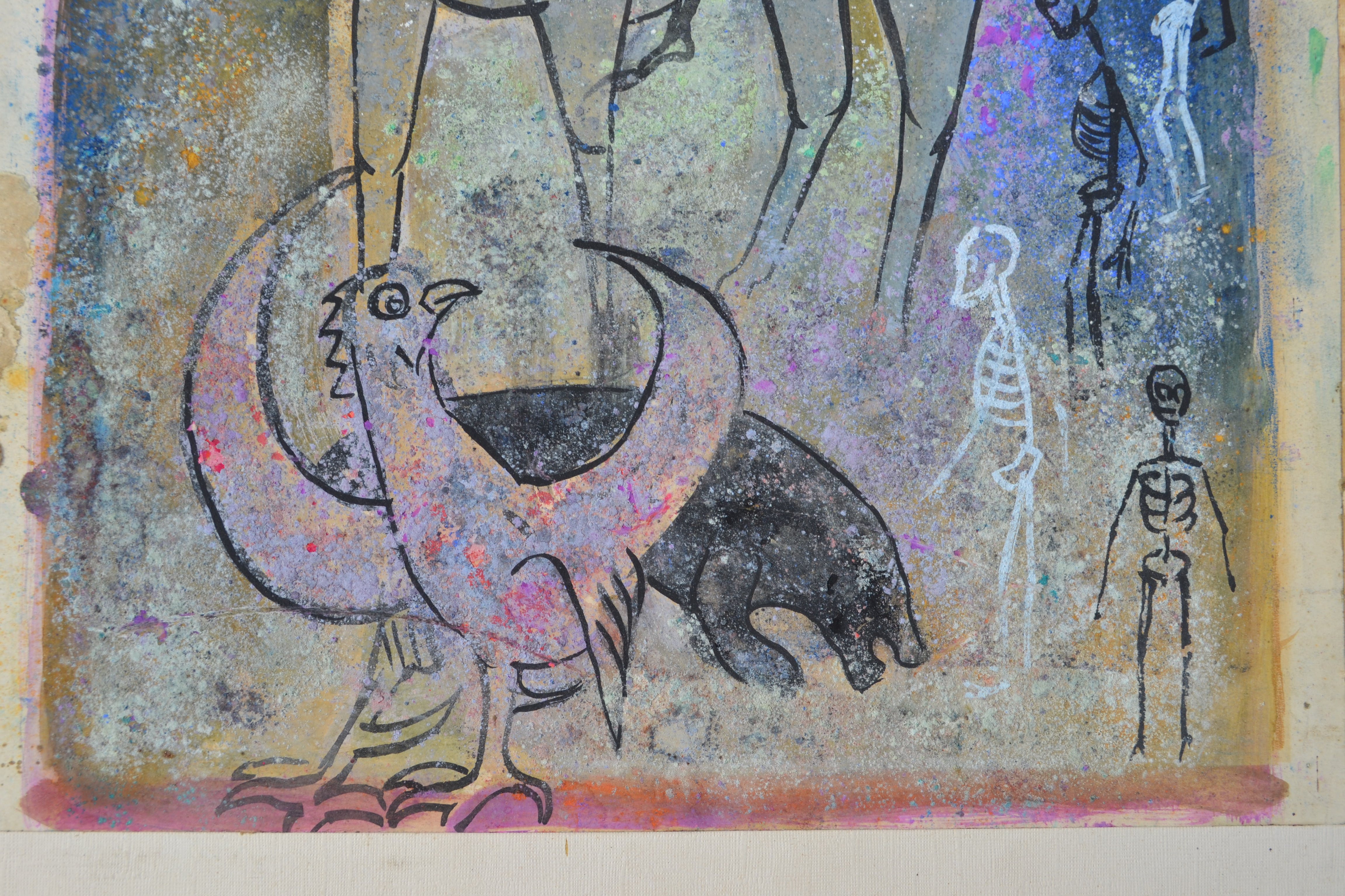 Niet of onleesbaar gesigneerd - Gemengde techniek kopen? Bied vanaf 1!