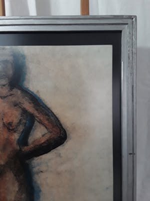 Chris Tonbreeker - Vrouw figuur no:2 krijttekening,naakt kopen? Bied vanaf 50!