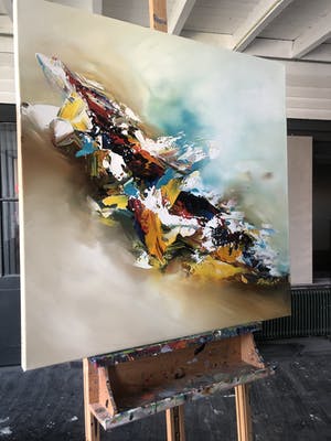 Gena - Abstract “ Lost in time “ kopen? Bied vanaf 250!