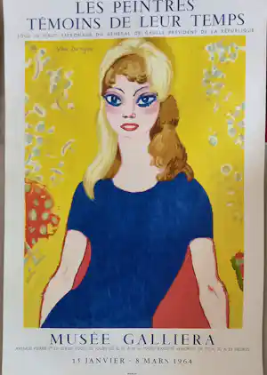 Kees van Dongen - Affiche Brigitte Bardot verkauft für € 260!