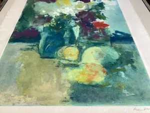 Kees Verwey - Bloemen stilleven - ets/aquatint kopen? Bied vanaf 195!