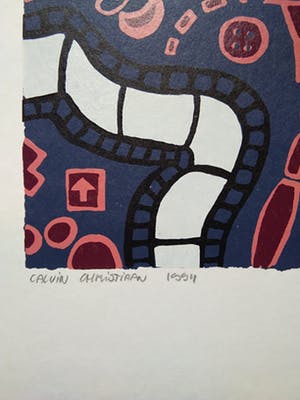 Calvin Christiaan - Zeefdruk 1994 kopen? Bied vanaf 10!