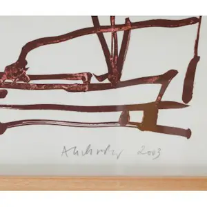 Pierre Alechinsky - "Rossaert" (2003) - COBRA kopen? Bied vanaf 725!