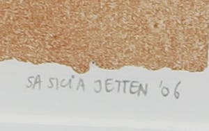 Saskia Jetten - Litho, Masker - Ingelijst kopen? Bied vanaf 1!