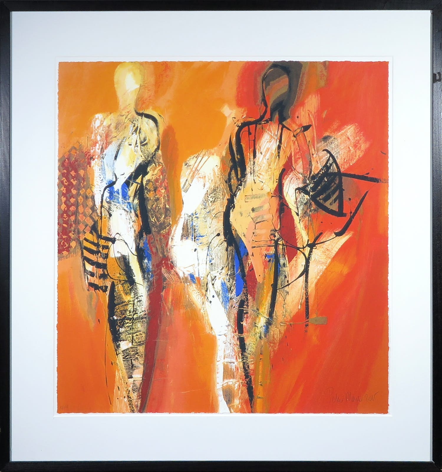 Peter Meijer - Zeefdruk, Zonder titel 3 - Ingelijst kopen? Bied vanaf 1!