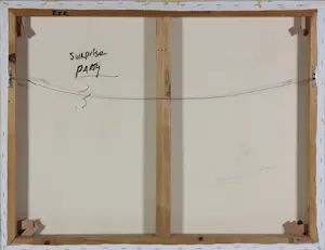 Theo Broeren - Acryl op doek, Surprise party kopen? Bied vanaf 100!