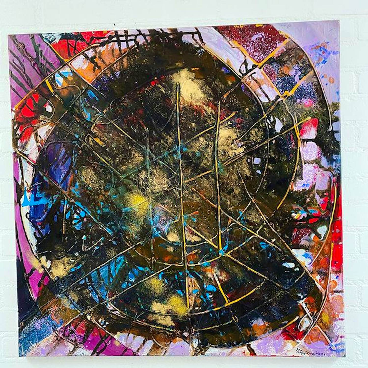 Zippora Sahanaja - Abstract van Zippora Meijer kopen? Bied vanaf 20!