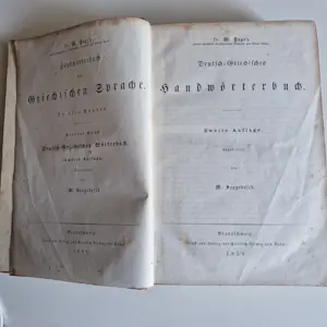Buy Antiquarisch Boek - Dr. Pape's Duits-Grieks Handwoordenboek? Bid from 25!