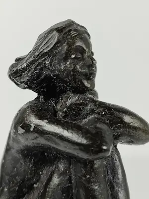 Niet of onleesbaar gesigneerd - A beautiful bronze statue of Dreamer kopen? Bied vanaf 1!