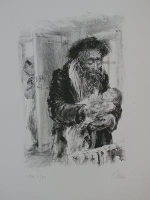 Piet Klaasse - Litho: "Voor Wiesje & Jan, een nieuwjaarsgroet van Anne & Piet kopen? Bied vanaf 39!