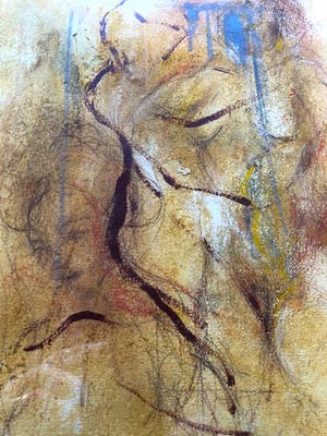 Nick Seijkens - Prachtig modern gesigneerd werk - " Naakt " gemengde techniek kopen? Bied vanaf 65!