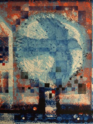 Anne Huitema - (1941-2012): Ets, “Vlucht” – eigen druk – oplage 50 ex. kopen? Bied vanaf 35!