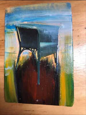 Edith Meijering - de stoel verkocht voor € 100!