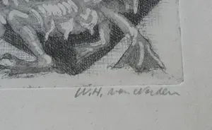 Willem Hendrik van Norden - Ets: Monster kopen? Bied vanaf 39!