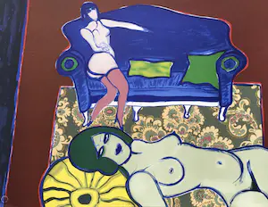 Corneille - litho ‘Le Divan Bleu’ - 1979 kaufen? Bieten Sie von 275!