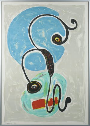 Alphons Freijmuth - Zeefdruk, Zonder titel - Ingelijst kopen? Bied vanaf 1!