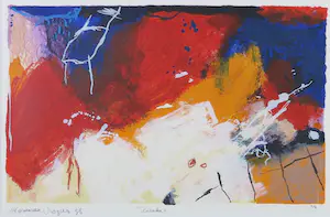 Alexander Vogels - Zeefdruk, Baraka - Ingelijst kopen? Bied vanaf 35!