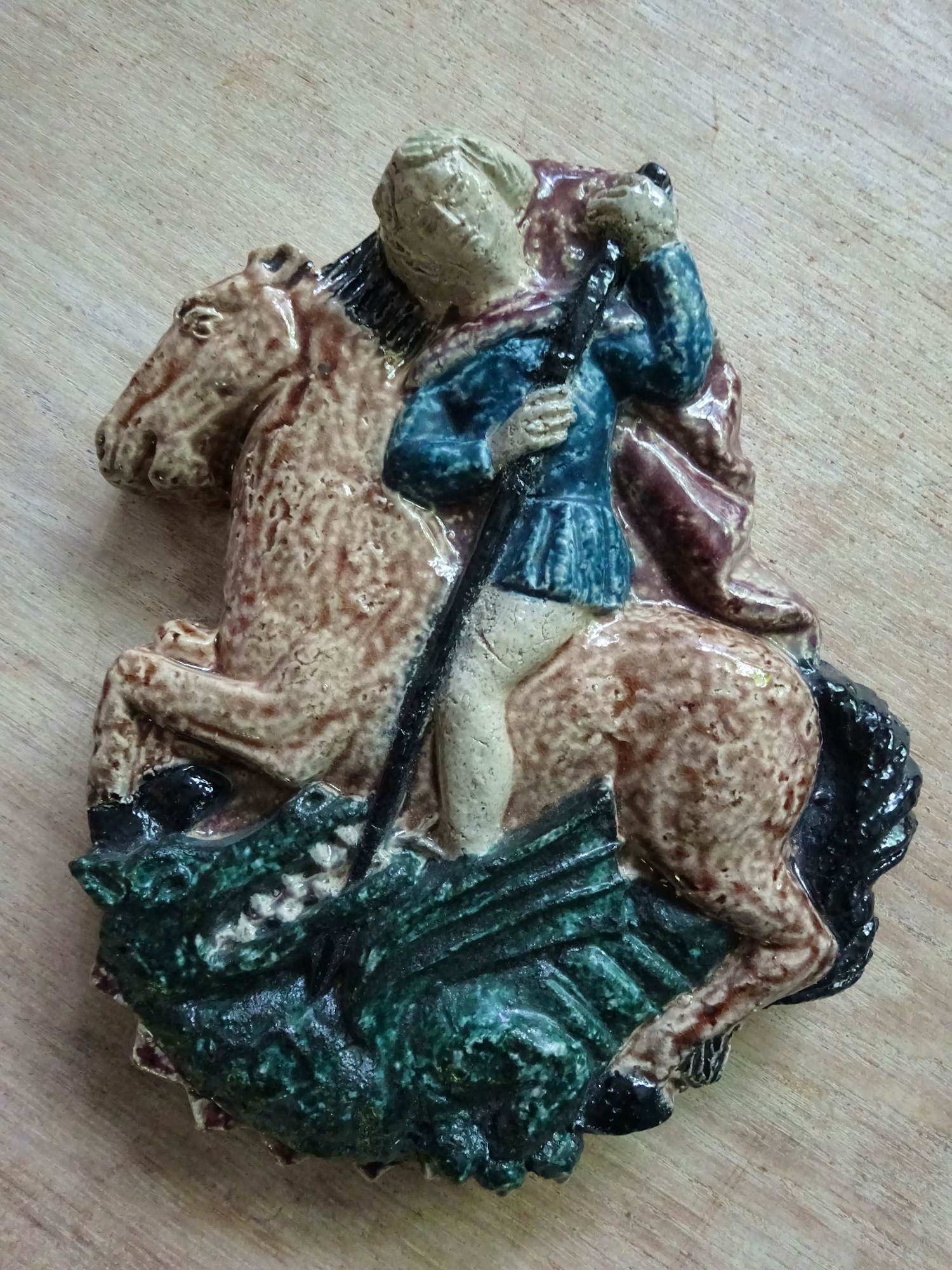 Albert Meertens - plaquette St Joris en de draak kopen? Bied vanaf 125!
