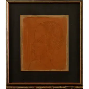 Floris Jespers - gewassen tekening, gesigneerd en ingelijst kopen? Bied vanaf 300!