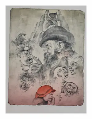Oldrich Kulhanek - Hommage à Pieter Breugel kaufen? Bieten Sie von 300!