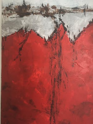 John Foppen - Vista in Red+ Wh.+ Bl.. ........# K 02. XL . GROOT. kopen? Bied vanaf 189!