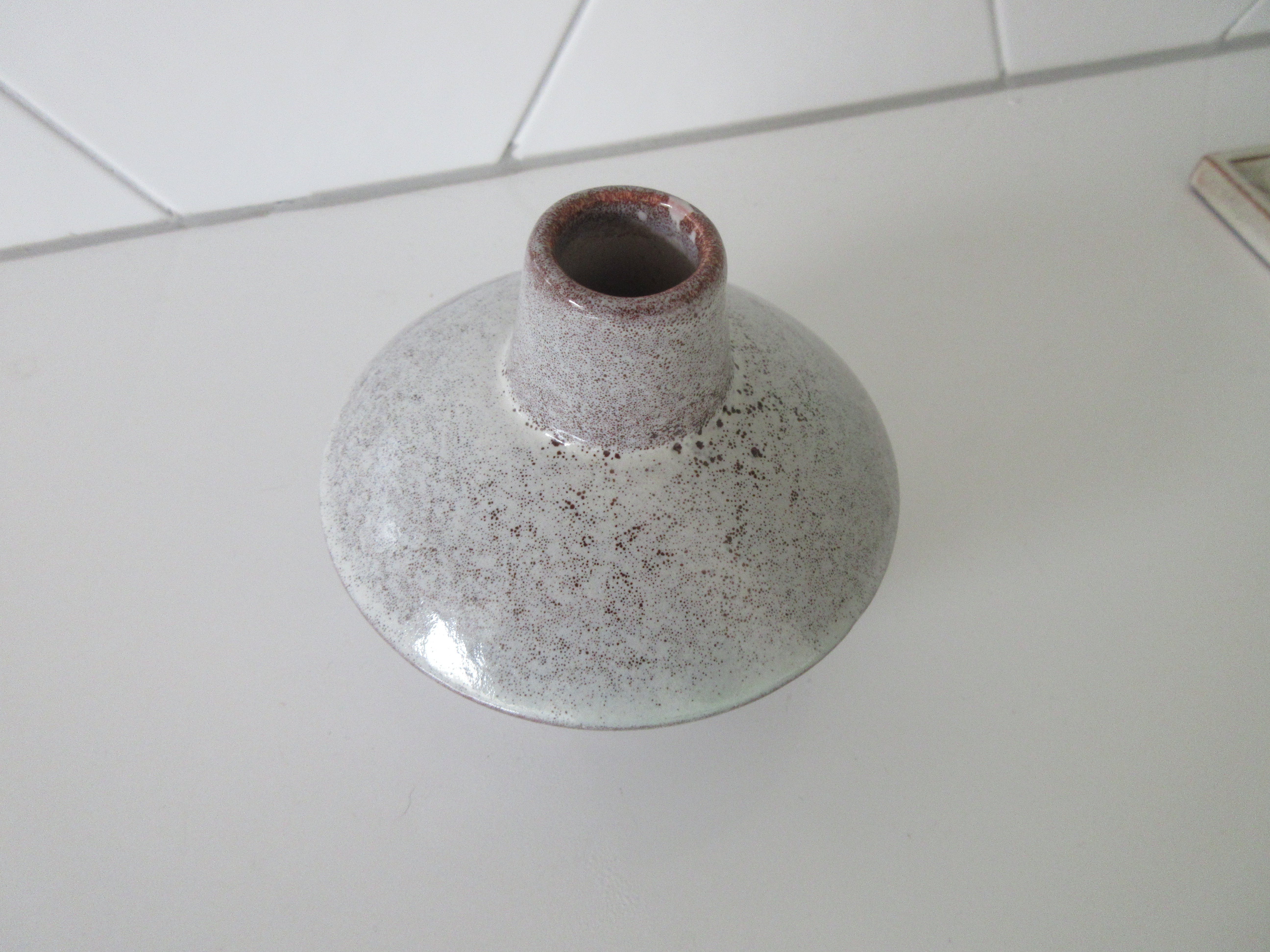 Faience- en Tegelfabriek Westraven - Discus vaasje model 1303 kopen? Bied vanaf 1!