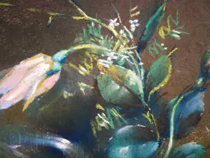 Cyriacus Bleys - Bloemen in vaas. Pastelkrijt. kopen? Bied vanaf 99!
