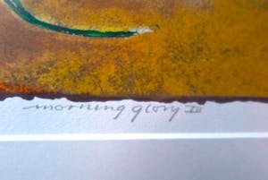 Jan van Delft - Morning Glory - Groot - Nieuwstaat - Houten Barth-lijst - Nieuwwaarde €710,- kopen? Bied vanaf 1!