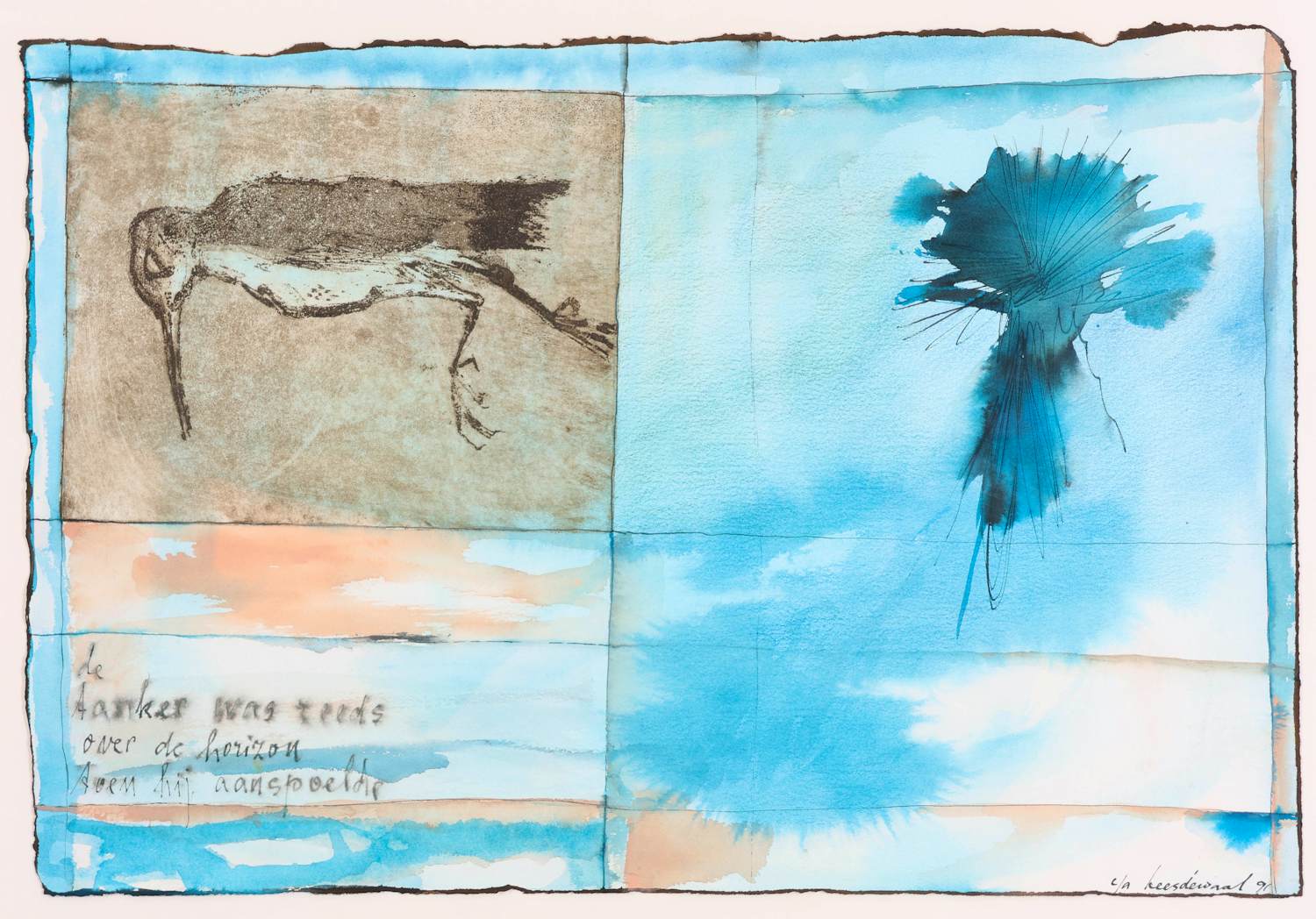 Kees de Waal - De Aanker was reeds over de Horizon toen hij aanspoelde kopen? Bied vanaf 50!