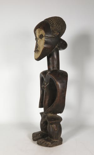 Zande - Hout, Voorouderbeeld staande figuur kopen? Bied vanaf 1!