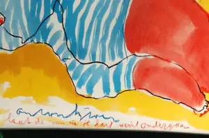 Anton Heyboer - Bord 'Laat de zon in je hart nooit ondergaan' kopen? Bied vanaf 75!