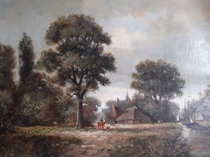 Joep Vogtschmidt - Hollands landschap kopen? Bied vanaf 200!