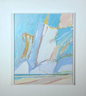 Paul Overhaus - Acryl op doek, Witte wolk - Ingelijst kopen? Bied vanaf 100!
