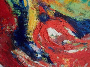 Klaas de Poel - figuren in abstract kopen? Bied vanaf 250!